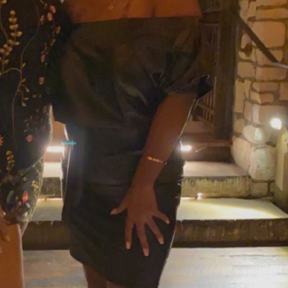 Wore this dress to my birthday dinner with clear heels - Picture 3 of 3